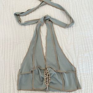 Seam Detail Crop Top Size XS New